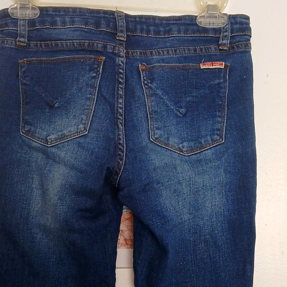 Girls HUDSON Blue Distressed Jeans - Picture 5 of 8